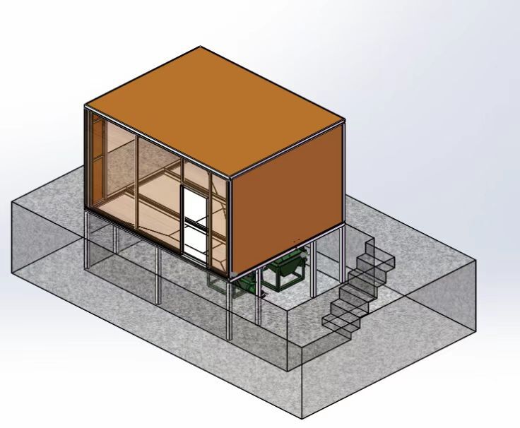 液體濕式噴砂房，水噴砂房